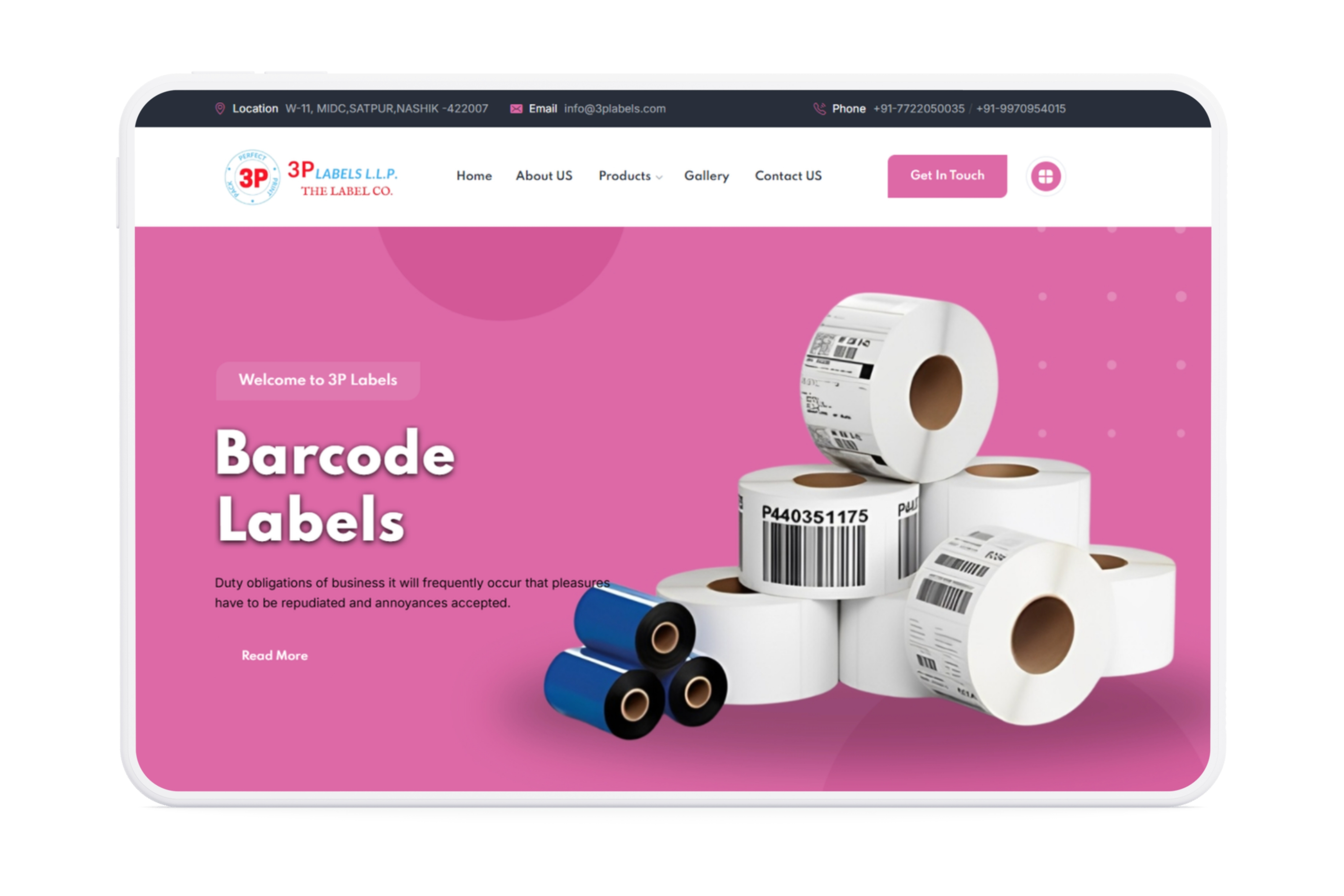 Indusrial Website Design and Development | Industrial Website Design and Development company